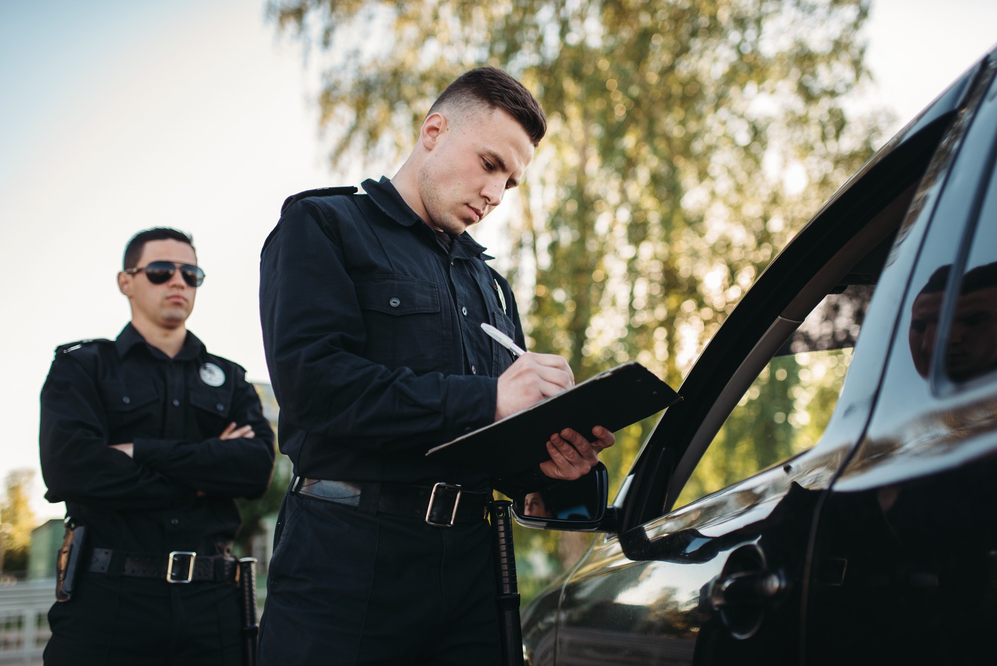 Male police officers